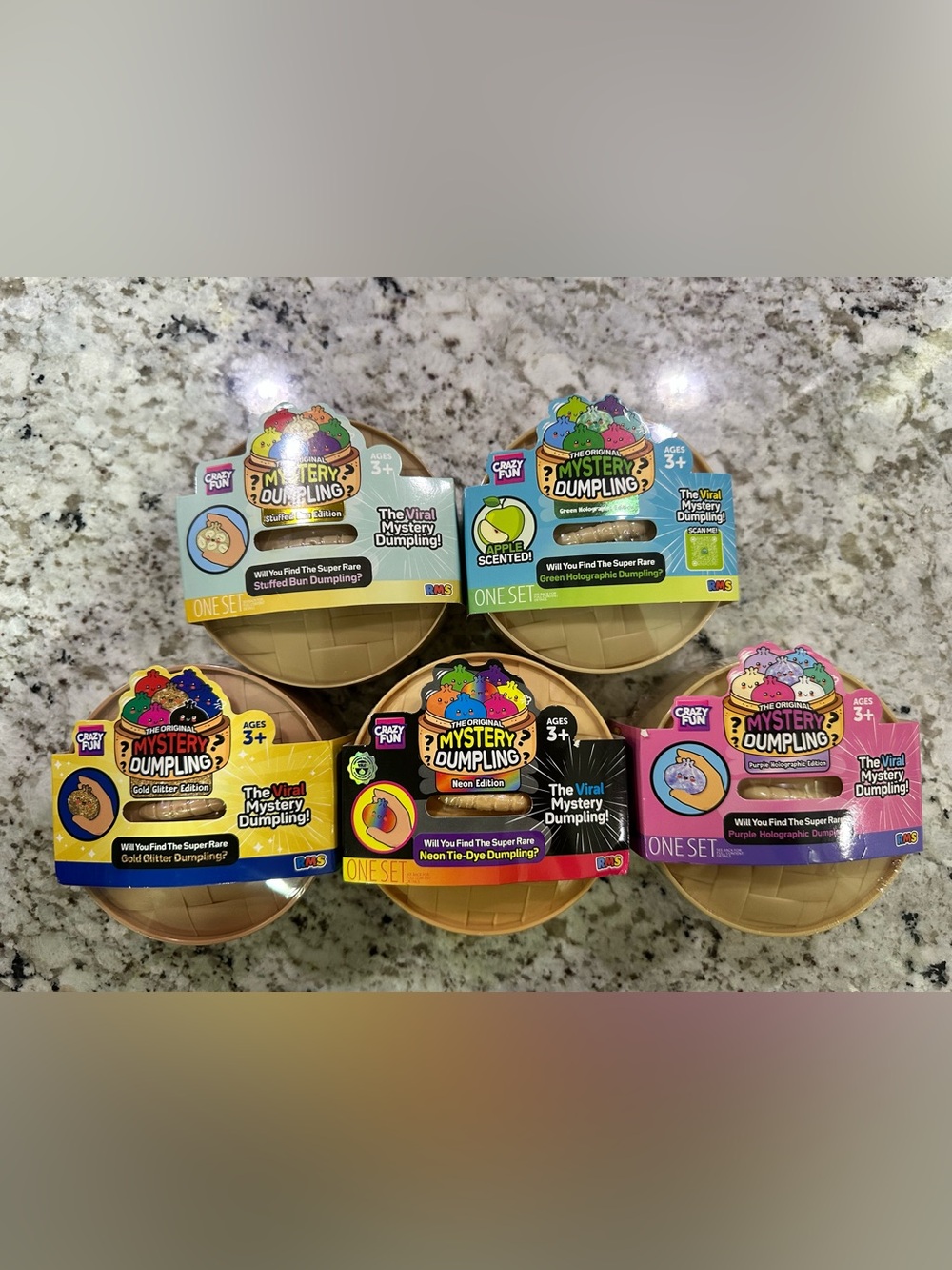 New Sealed Mystery Dumpling Bundle of Five!